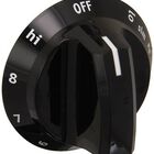 Frigidaire 316544007 Range Surface Unit Control Knob Black