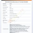 Wells 62193 Natural Gas Safety Control Valve 3.5" WC Model 7000BMVR