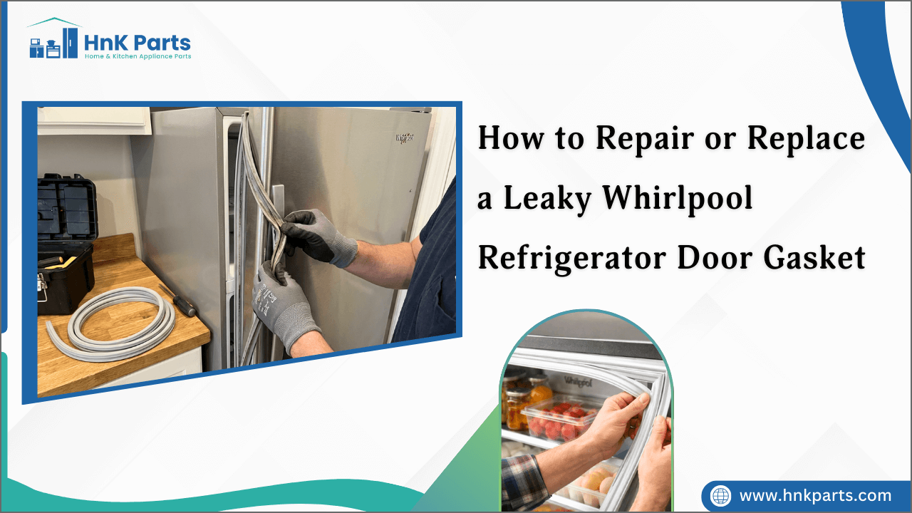 How to Repair or Replace a Leaky Whirlpool Refrigerator Door Gasket
