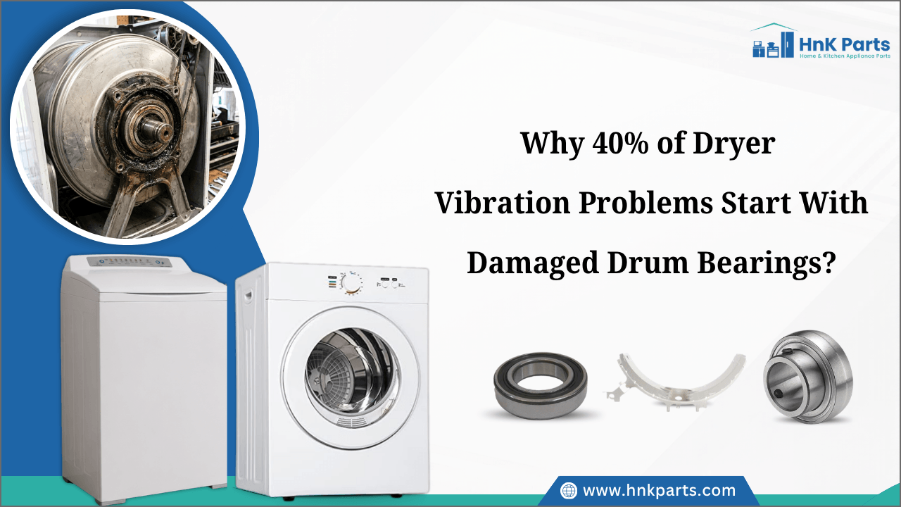 Why 40% of Dryer Vibration Problems Start With Damaged Drum Bearings?