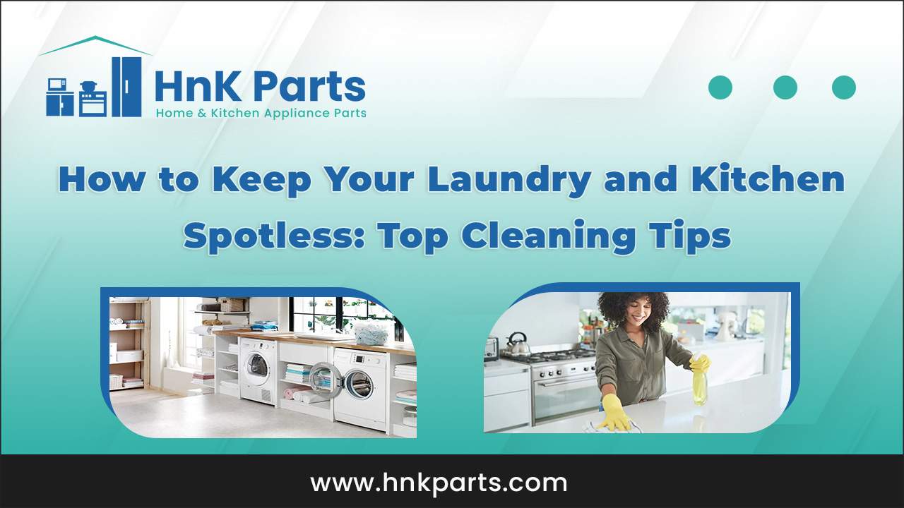 How to Keep Your Laundry and Kitchen Spotless: Top Cleaning Tips