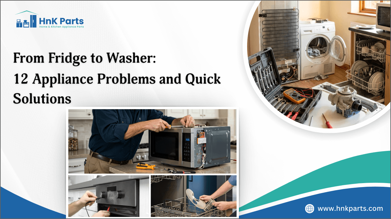 From Fridge to Washer: 12 Appliance Problems and Quick Solutions