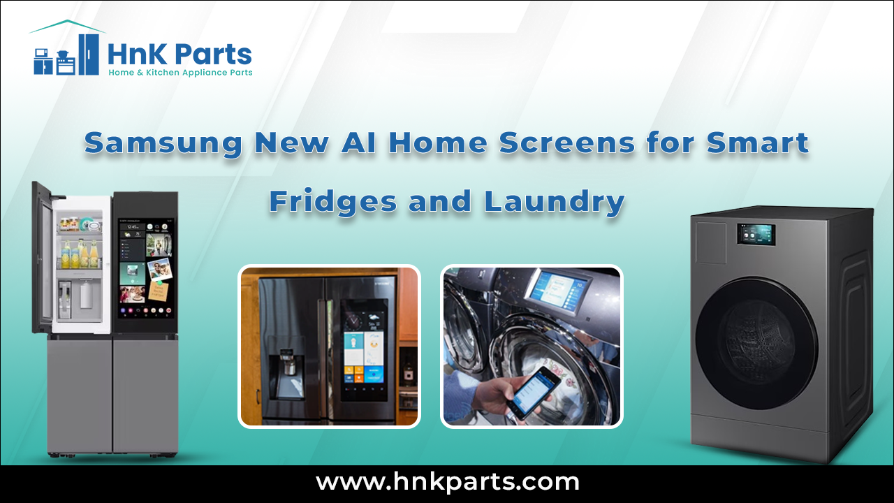 Samsung's new AI home screens for smart fridges and laundry