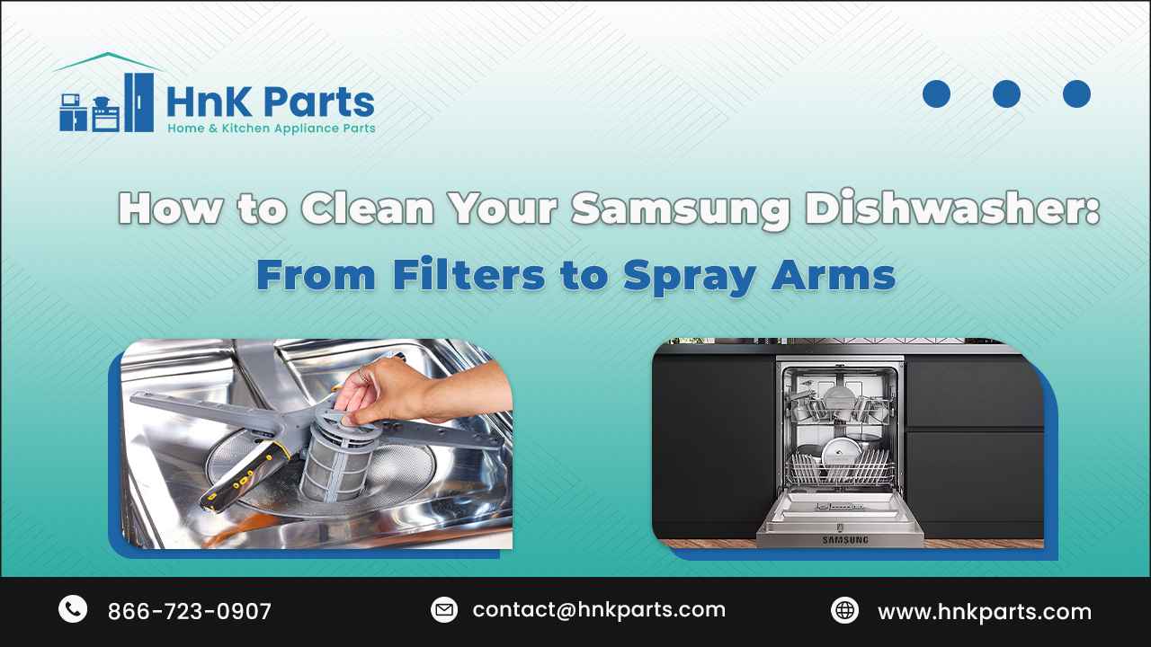How to Clean Samsung Dishwasher: From Filters to Spray Arms