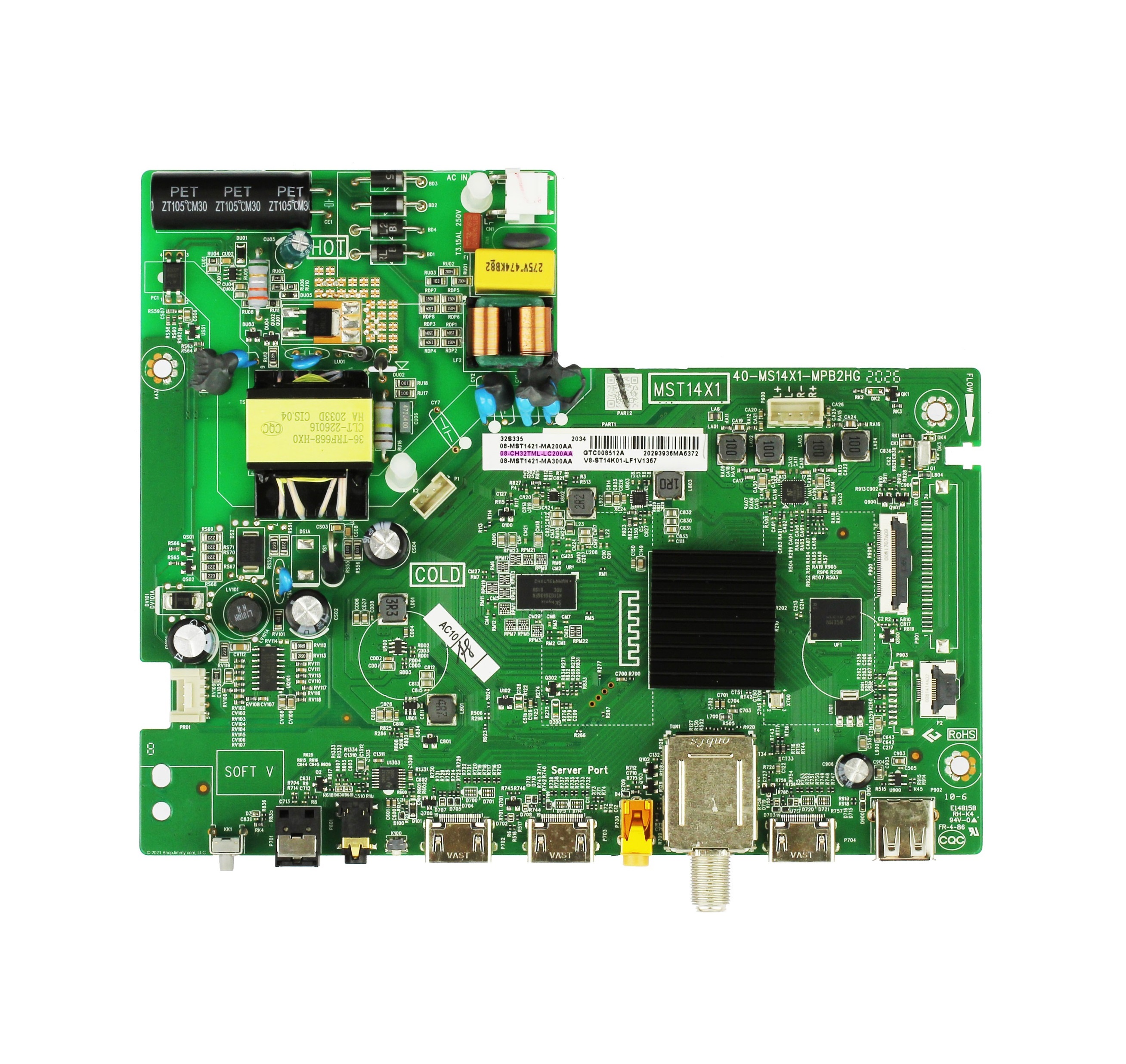 TCL 08-MST1421-MA200AA TV Main Board