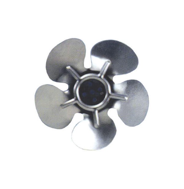 Supco FB104 5-Blades Fan Aluminum 7" CW 20&deg; Pitch
