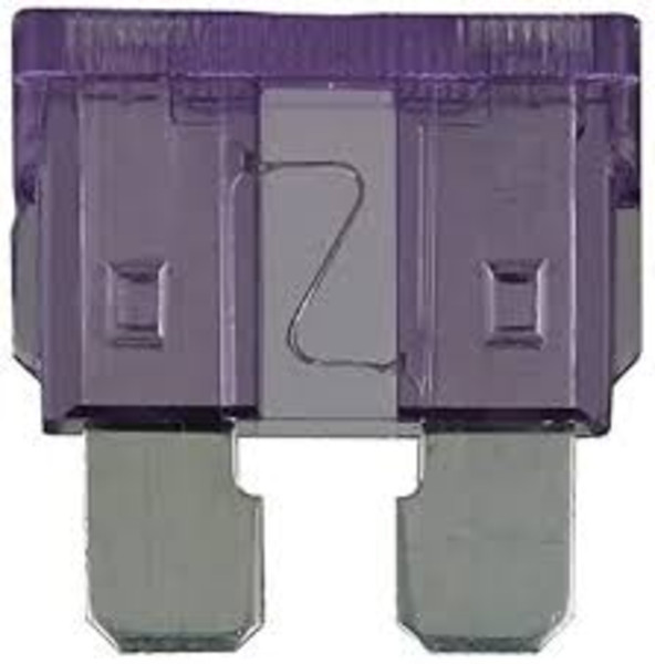 Monti and Associates Inc MA-ATC3 Plug Fuse 3 AMP 5 Per Tin