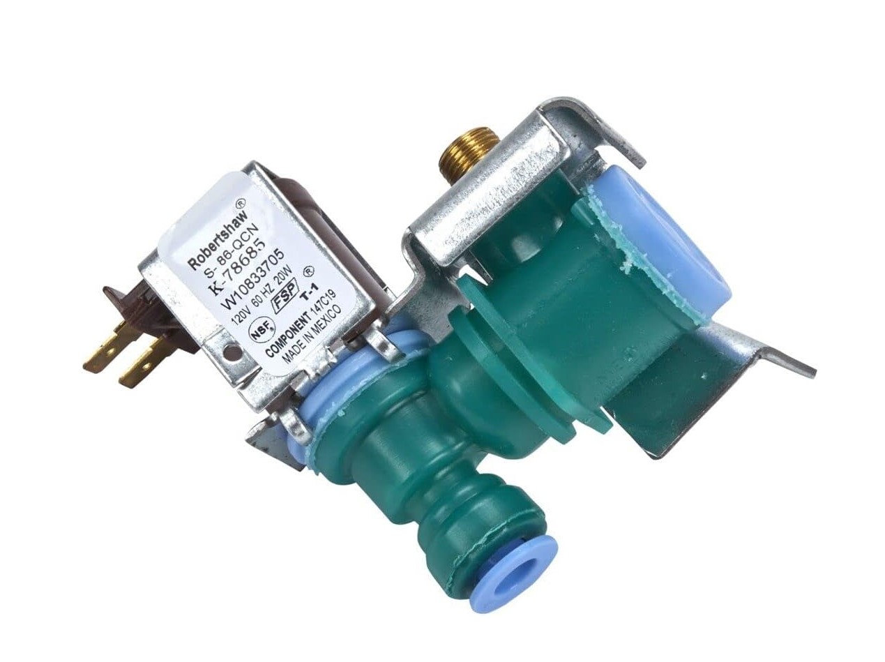 Whirlpool W10865826 Refrigerator Water Inlet Valve 120V 20W