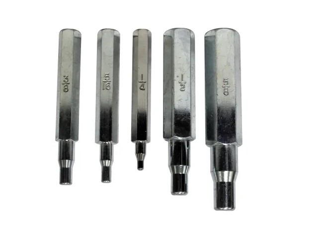 Mastercool 70048 Swaging Punches 1/4" Set Of 5