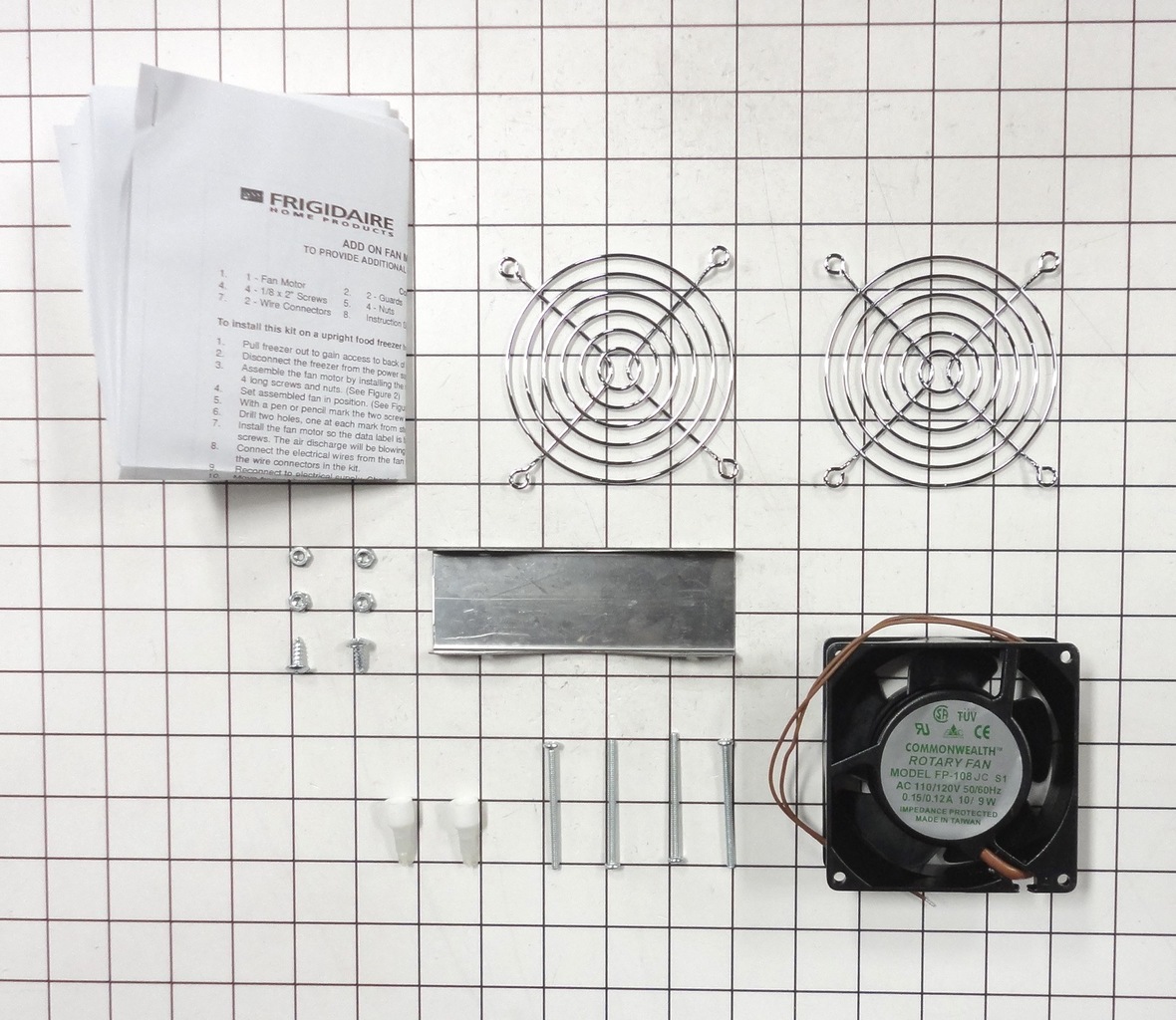 Frigidaire 5304411775 Refrigerator Fan Guard Assembly