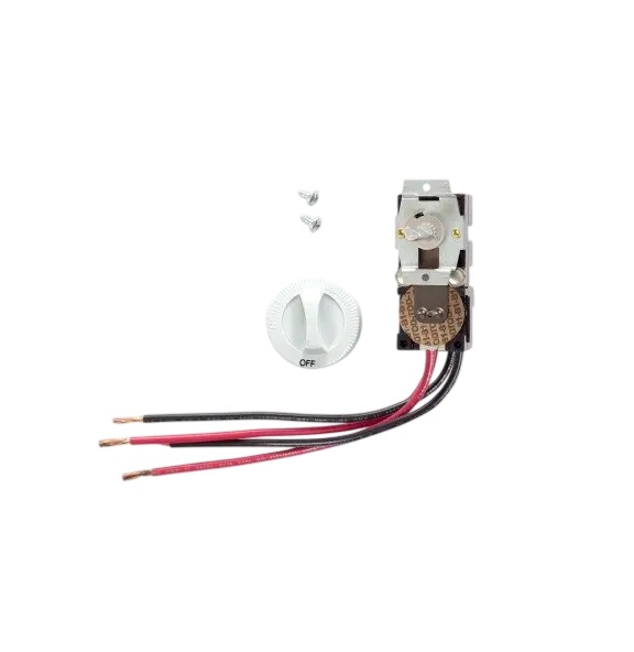 Cadet Manufacturing Company 67064 Electric Wall Heater Thermostat DP White CTT2W CMPC