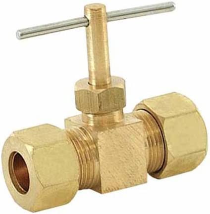 EZ-FLO 65827LF Needle Valve Straight 3/8 x OD