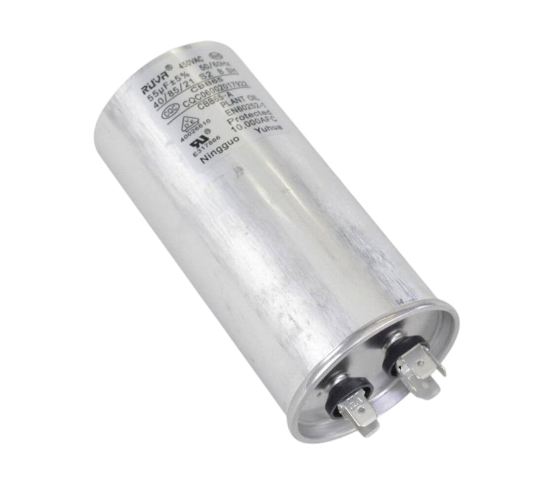 Midea 17400103000063 AC Compressor Capacitor 55&micro;F 250V