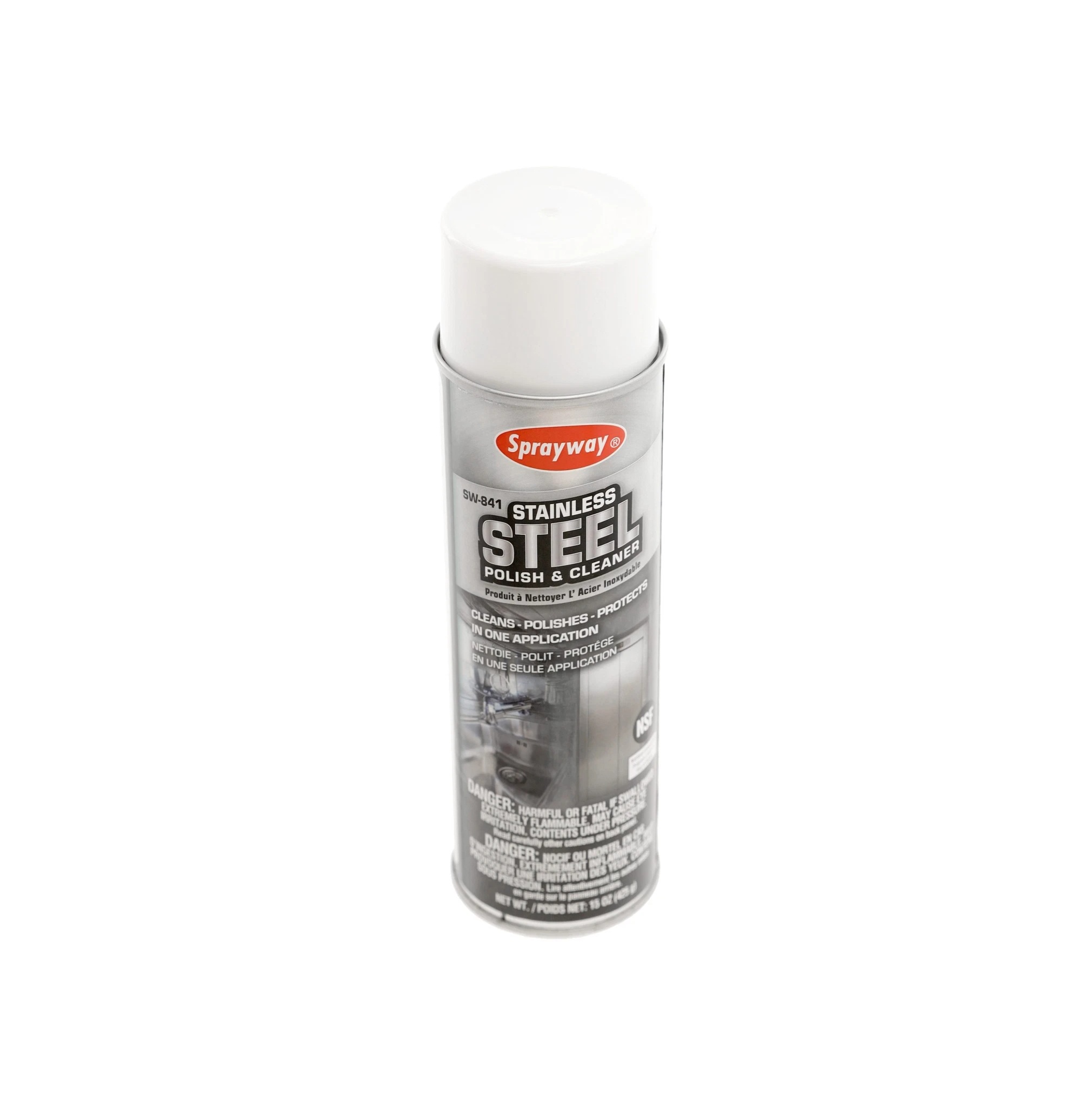 Sprayway Inc. S841 Stainless Steel Polish & Cleaner 15Oz