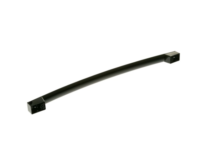 GE WB15X35056 Range Handle & Endcap Assembly BK