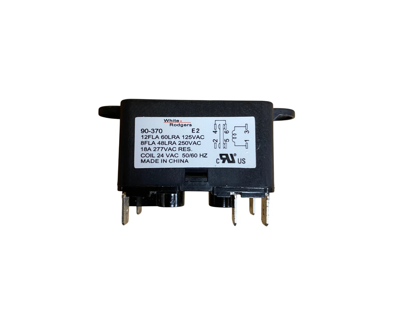 White-Rodgers 90-370 Fan Relay Type 184 24 VAC
